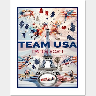 Team USA - Paris 2024 (Version 2) Posters and Art